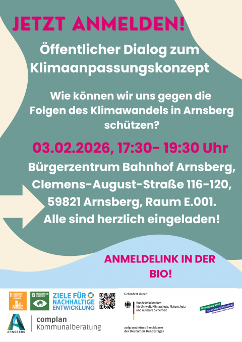 Plakat: Stadt Arnsberg | Referat für nachhaltige Entwicklung